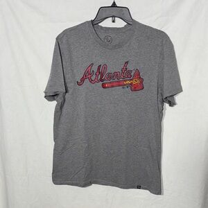 47 Brand Gray Atlanta Graphic Tee